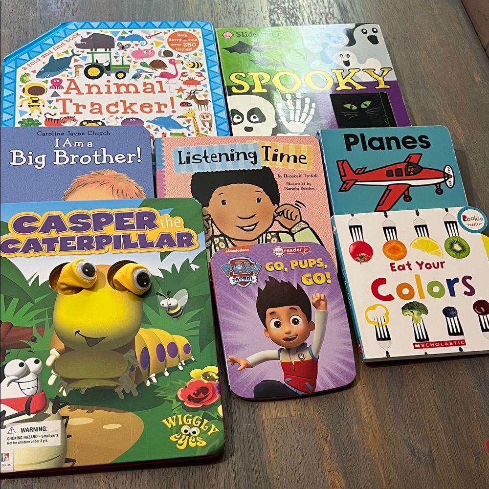 CHILDREN’S BOARD BOOKS SET OF 8 kids books boy books learning #2